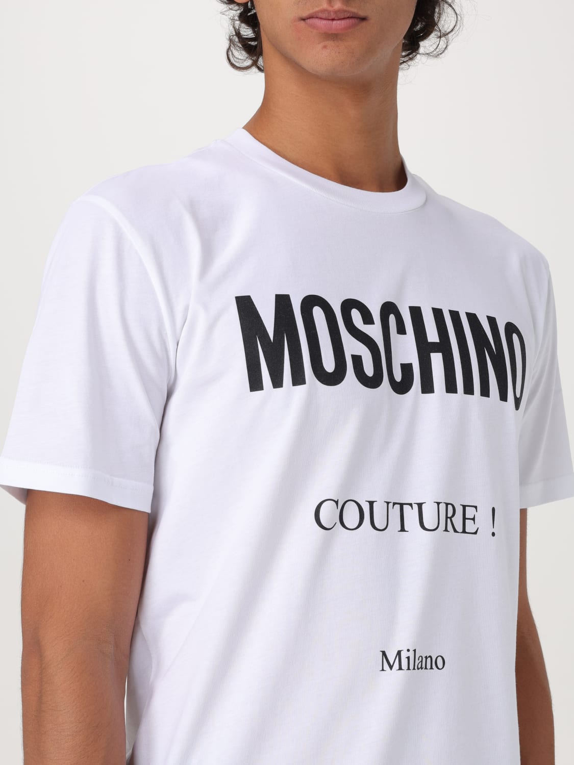 MOSCHINO COUTURE T-SHIRT: T-shirt men Moschino Couture, White - Img 5