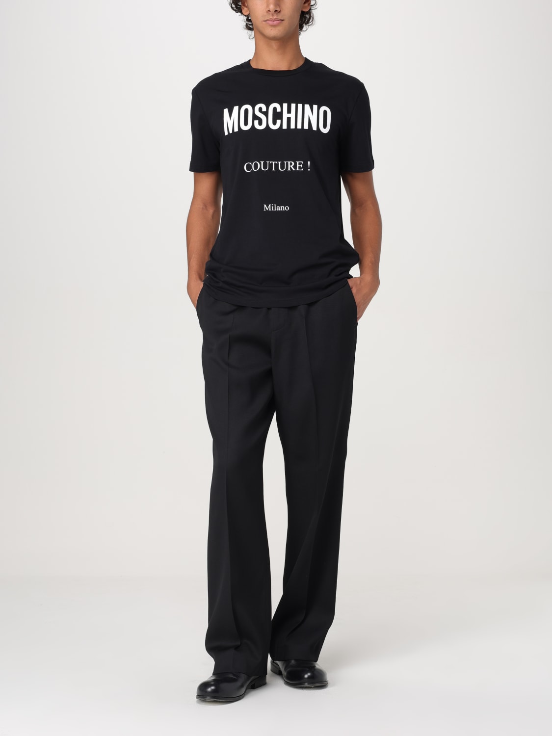 MOSCHINO COUTURE T-SHIRT: T-shirt men Moschino Couture, Black - Img 2