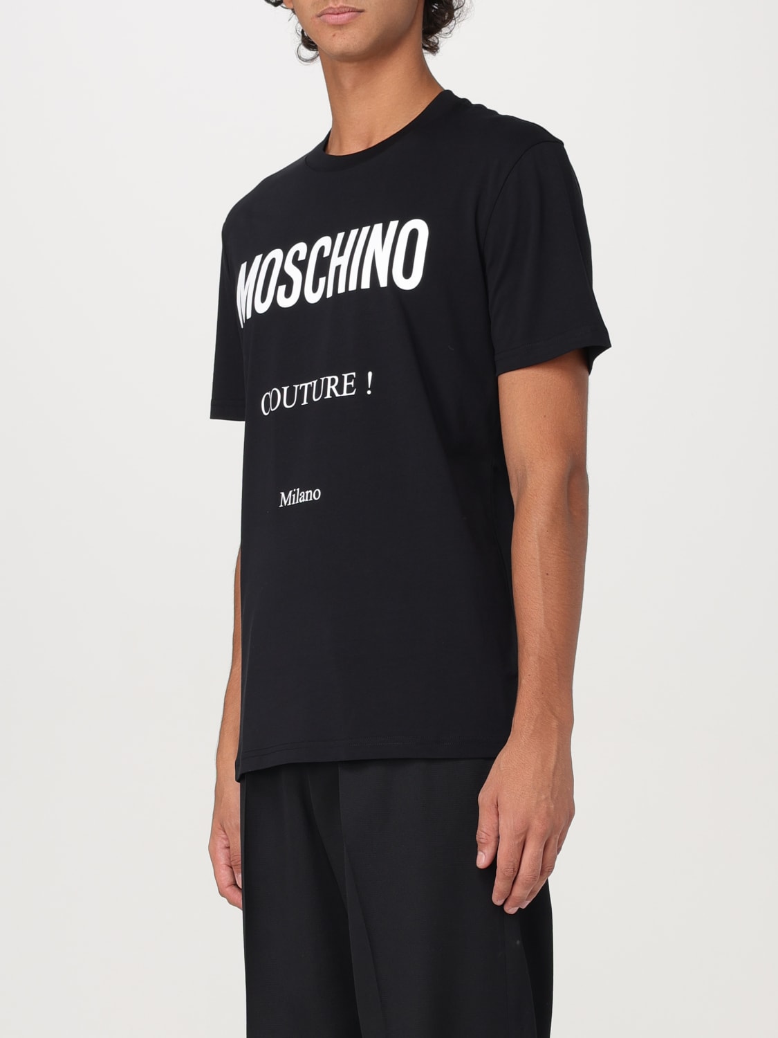 MOSCHINO COUTURE T-SHIRT: T-shirt men Moschino Couture, Black - Img 4