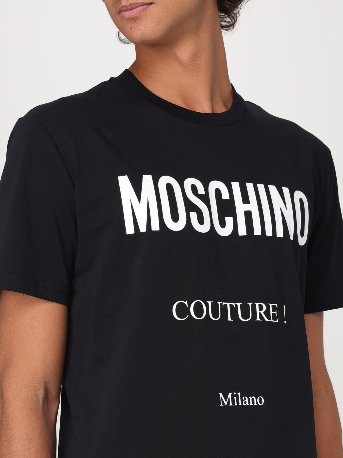 MOSCHINO COUTURE T-SHIRT: T-shirt men Moschino Couture, Black - Img 5