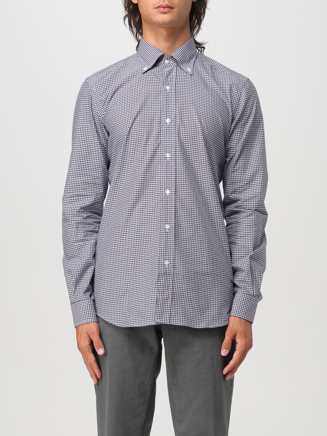 FAY SHIRT: Sweater men Fay, Brown - Img 1