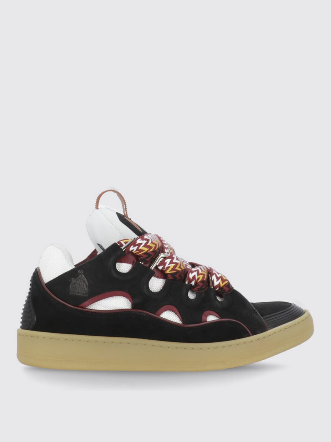 Giglio Sneakers Curb Lanvin in camoscio e mesh