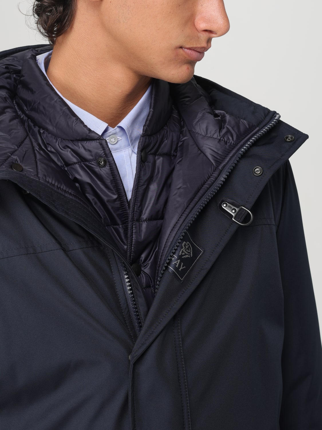 FAY JACKET: Fay men's jacket, Blue - Img 4