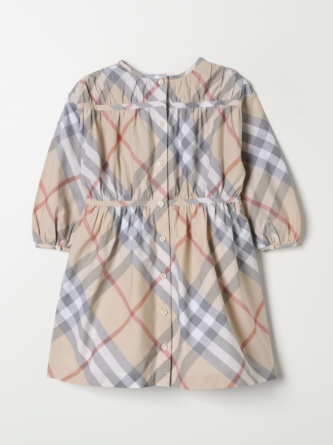 BURBERRY DRESS: Dress kids Burberry, Beige - Img 2