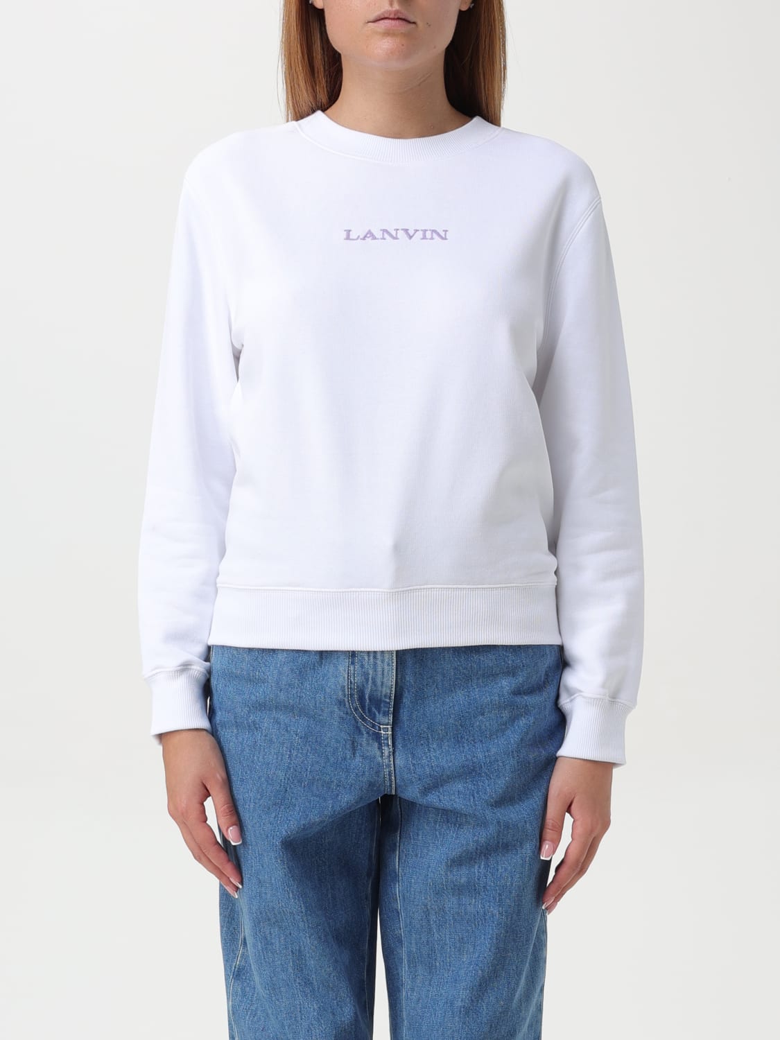 LANVIN SWEATSHIRT: Sweatshirt woman Lanvin, White - Img 1