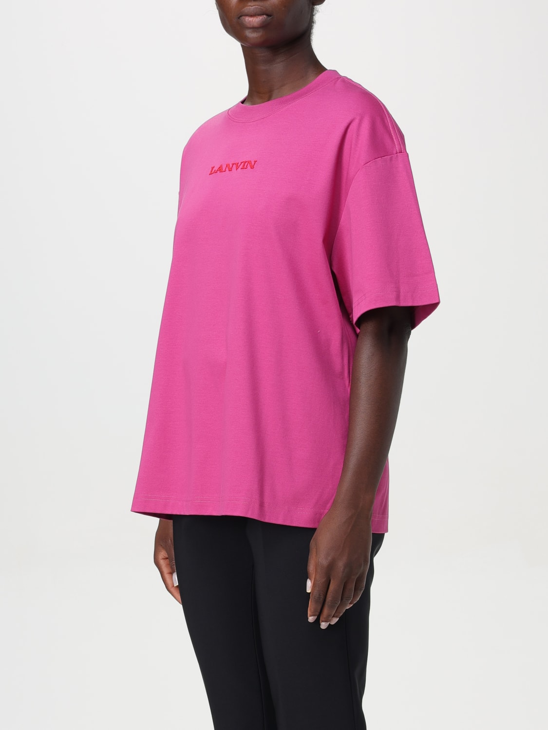 LANVIN CAMISETA: Camiseta mujer Lanvin, Fucsia - Img 3