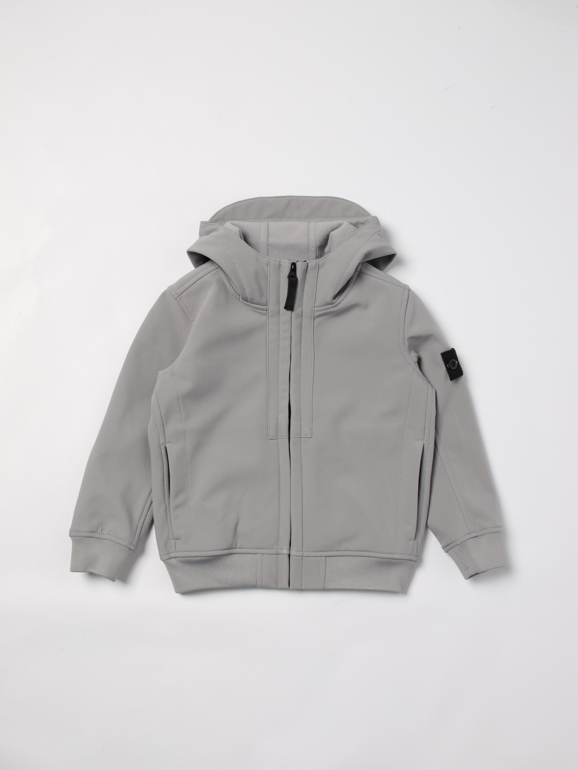 STONE ISLAND JUNIOR VESTE: Pull enfant Stone Island Junior, Gris - Img 1