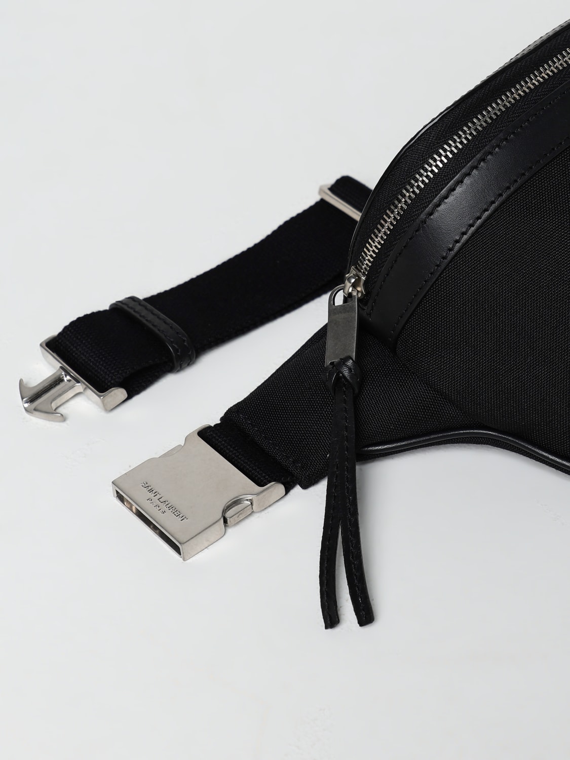 SAINT LAURENT BELT BAG: Bags men Saint Laurent, Black - Img 4