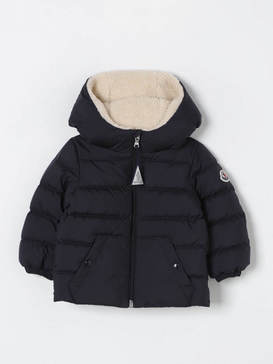 MONCLER 재킷: 재킷 남아 Moncler, 블루 - Img 1