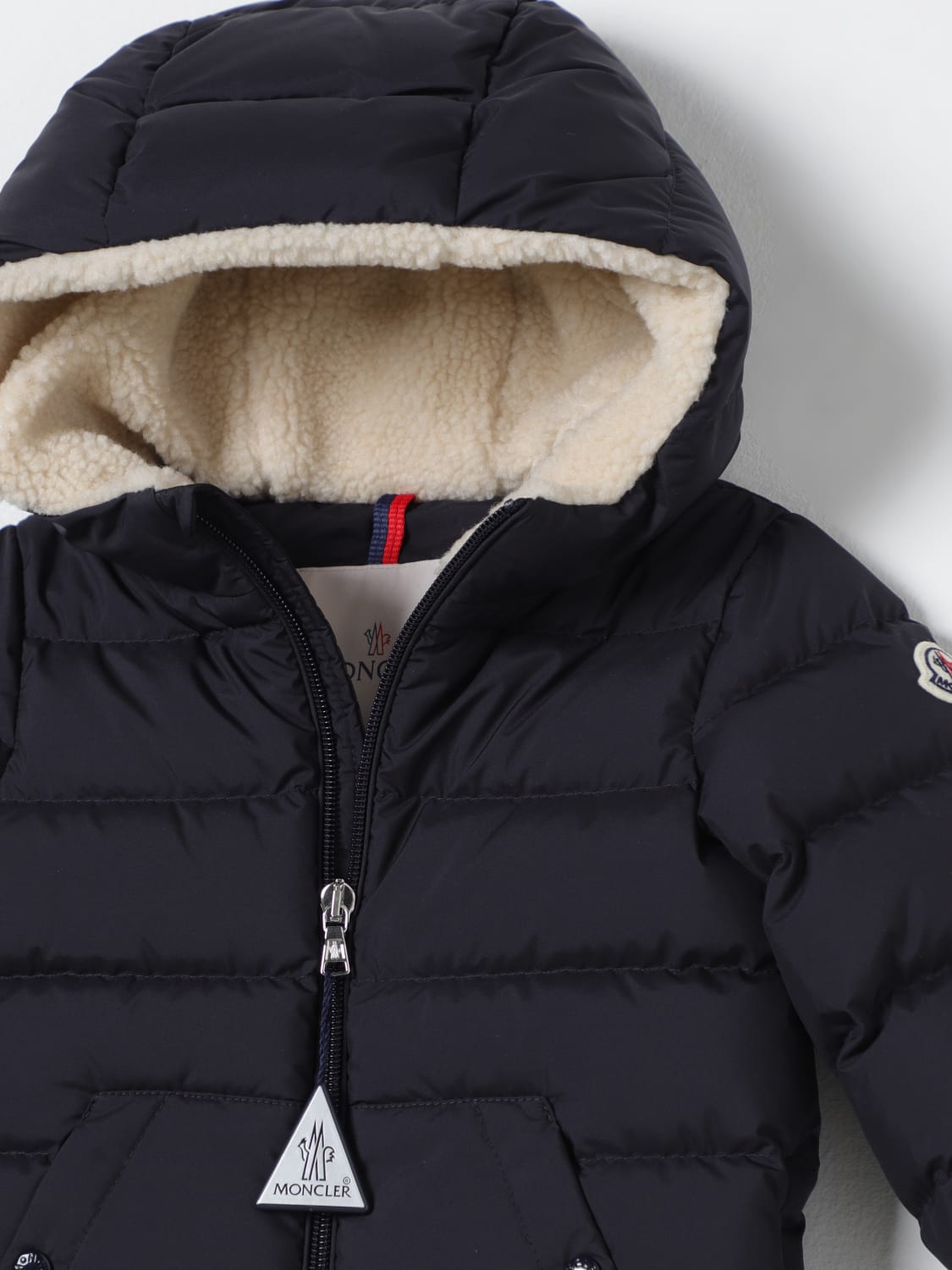 MONCLER 外套: 外套 儿童 Moncler, 蓝色 - Img 3