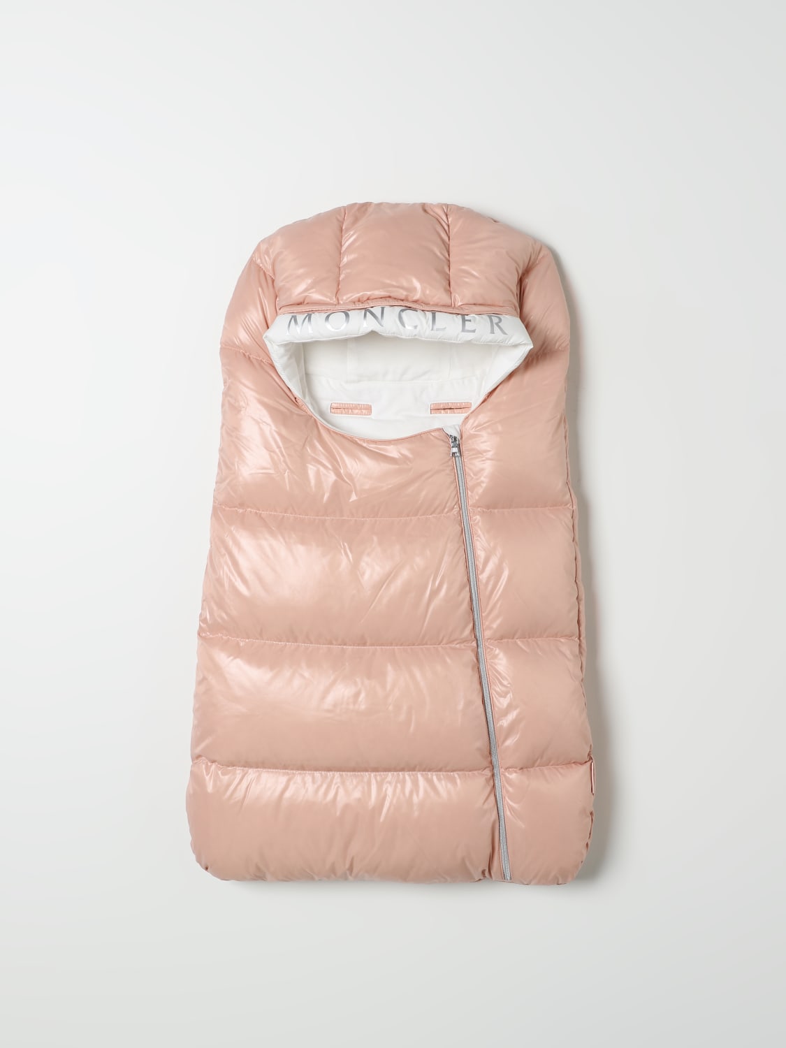 MONCLER GIACCA: Sacca nanna in nylon Moncler, Rosa - Img 1