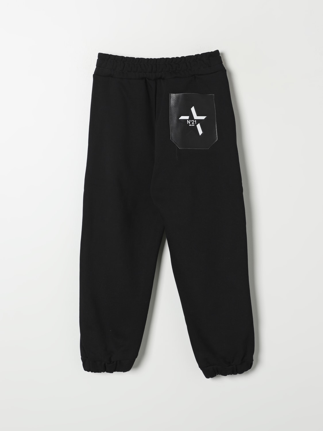 N° 21 PANTS: Pants kids N° 21, Black - Img 2