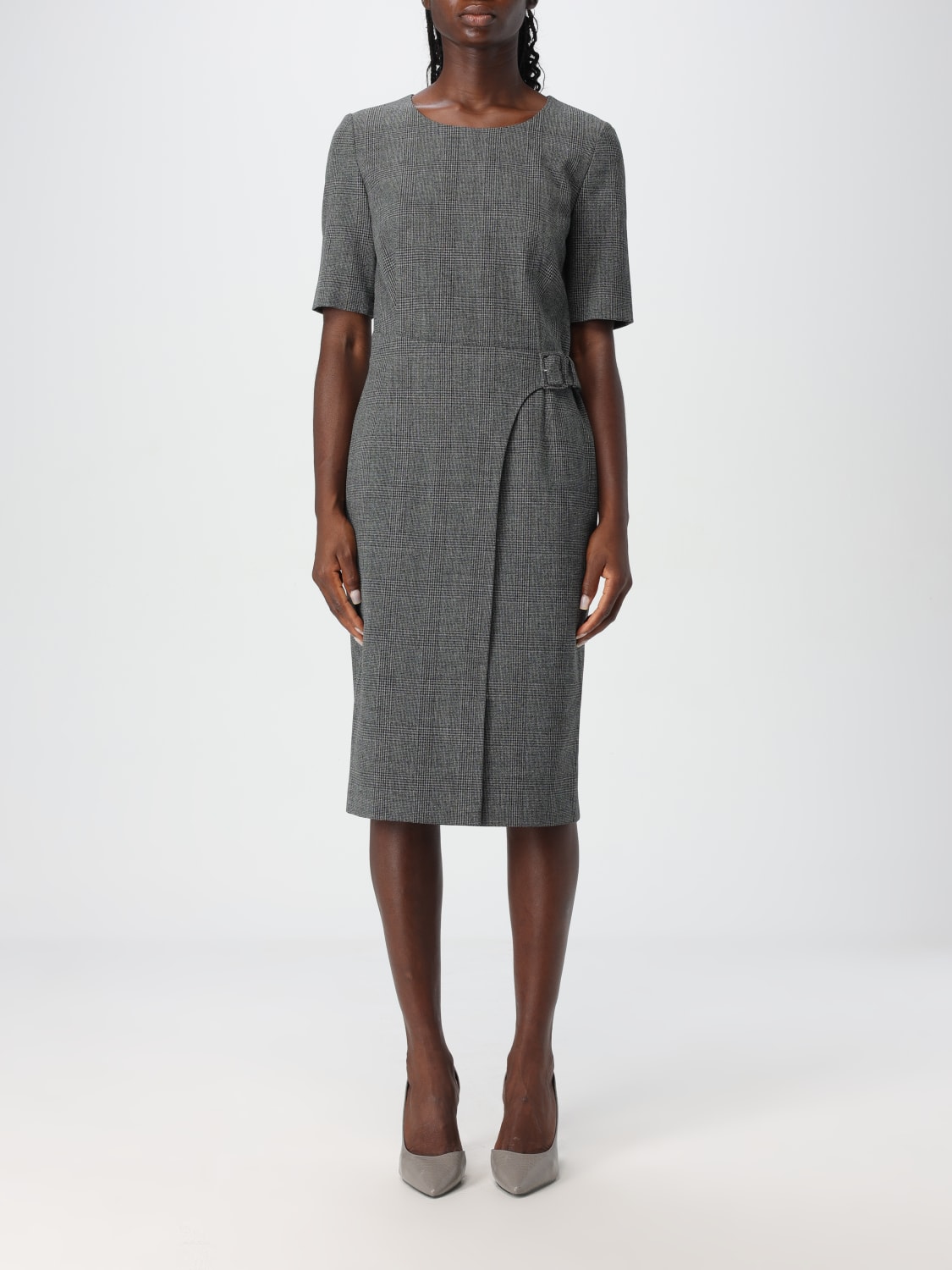 BOSS DRESS: Dress woman Boss, Grey - Img 1