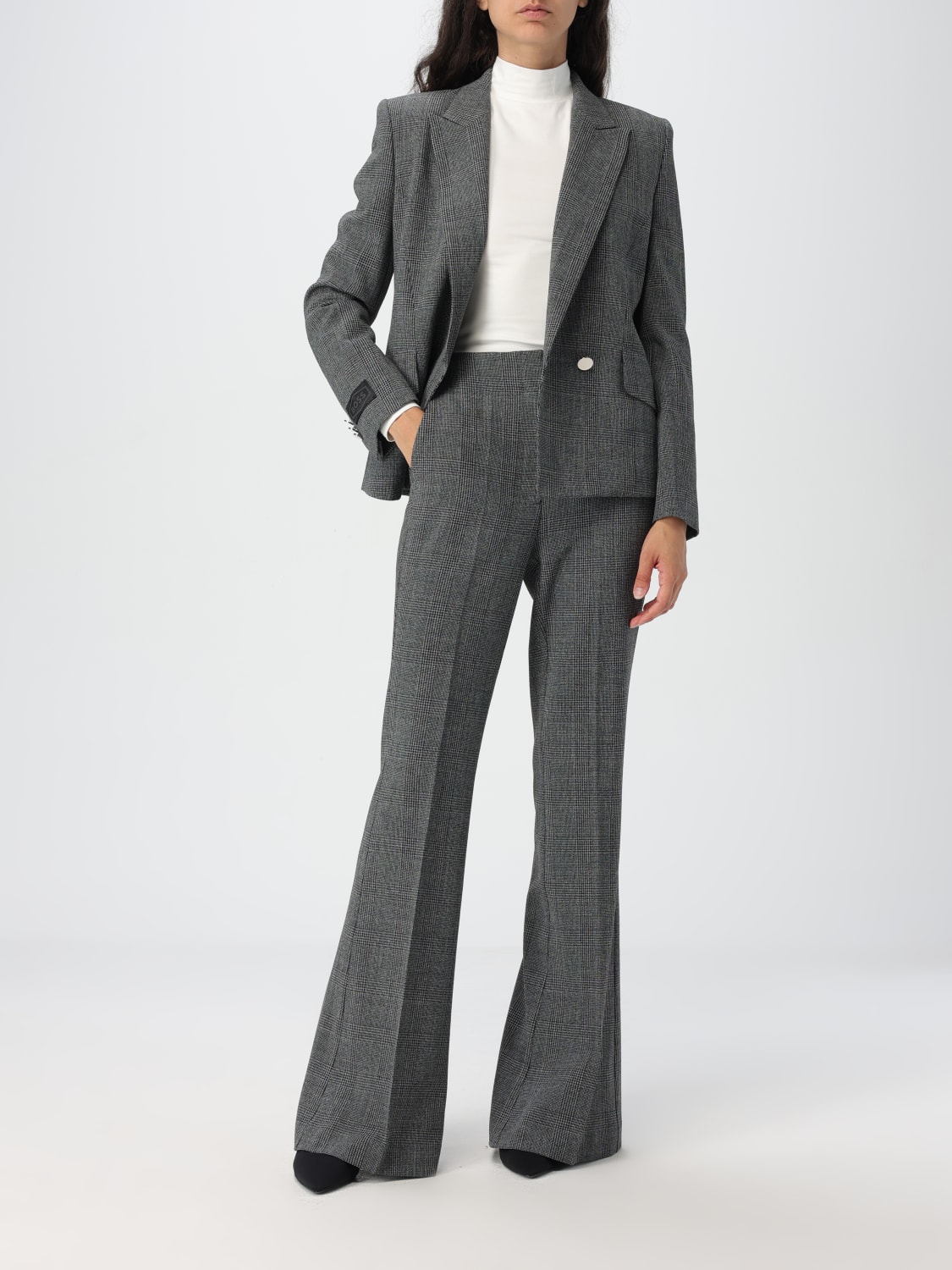 BOSS PANTS: Pants woman Boss, Grey - Img 2