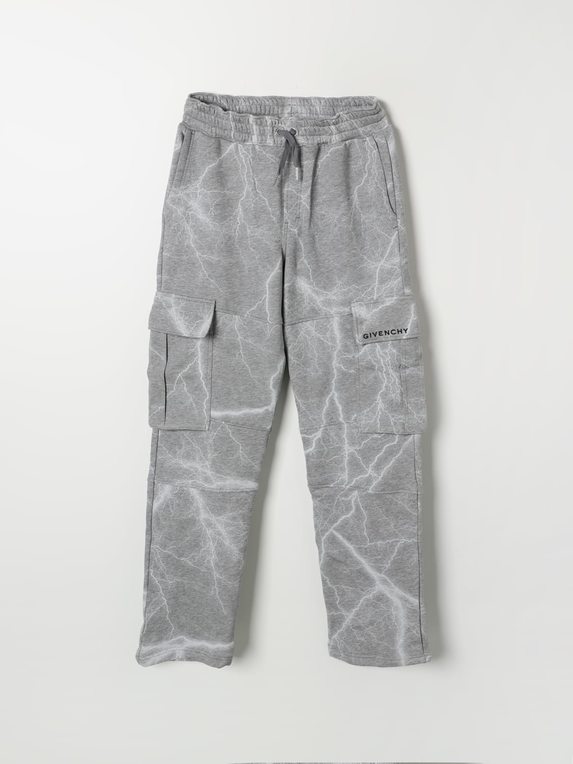 GIVENCHY PANTS: Pants kids Givenchy, Grey - Img 1