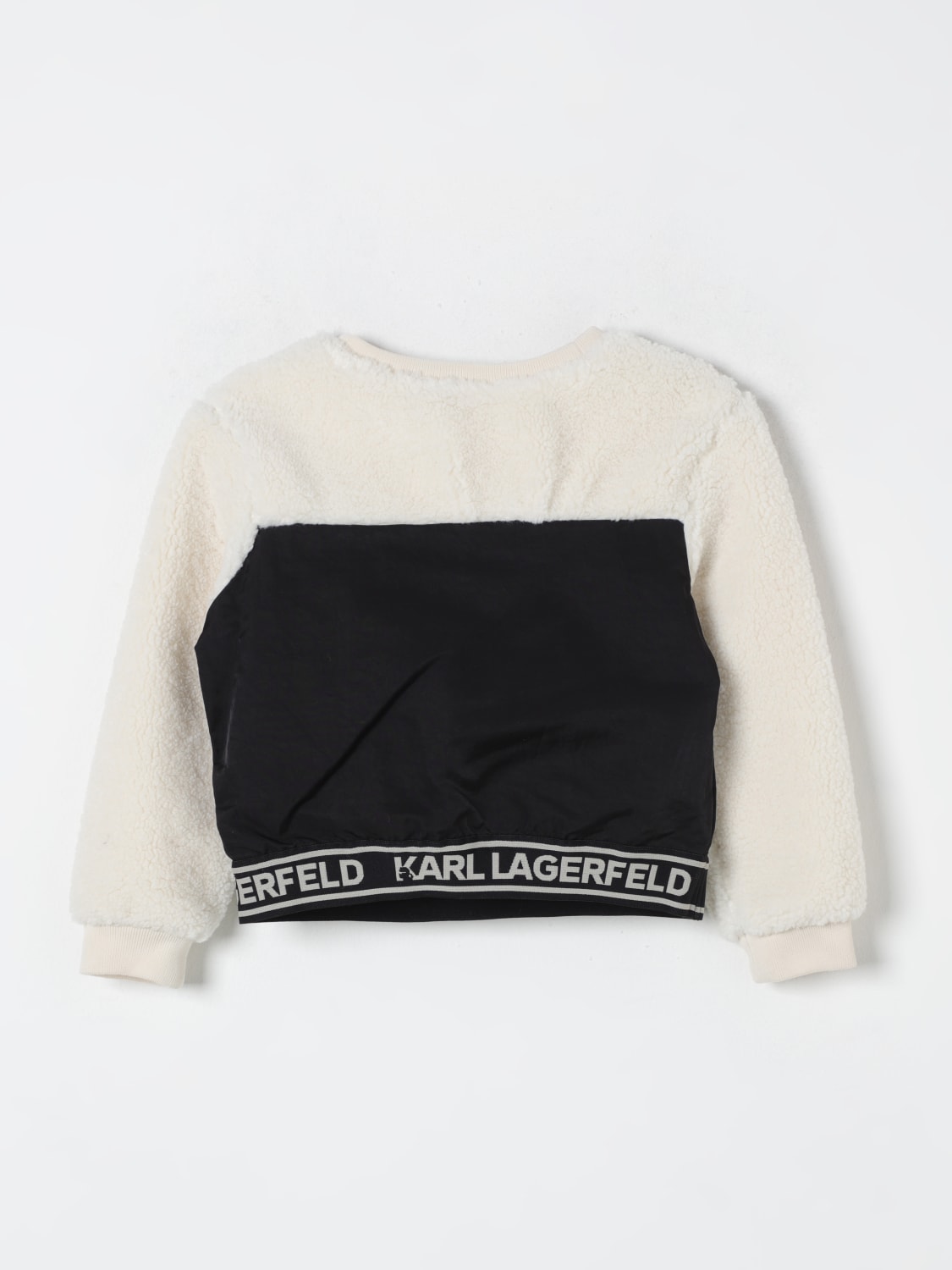 KARL LAGERFELD KIDS 스웨터: 수영복 남아 Karl Lagerfeld Kids, 블랙 - Img 2