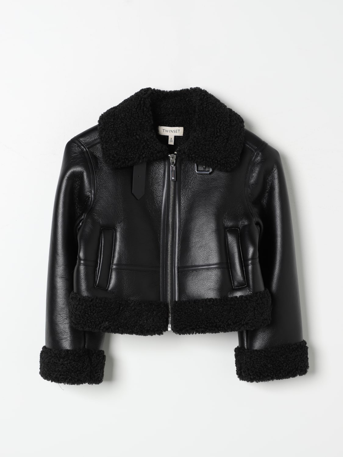 TWINSET VESTE: Veste enfant Twinset, Noir - Img 1