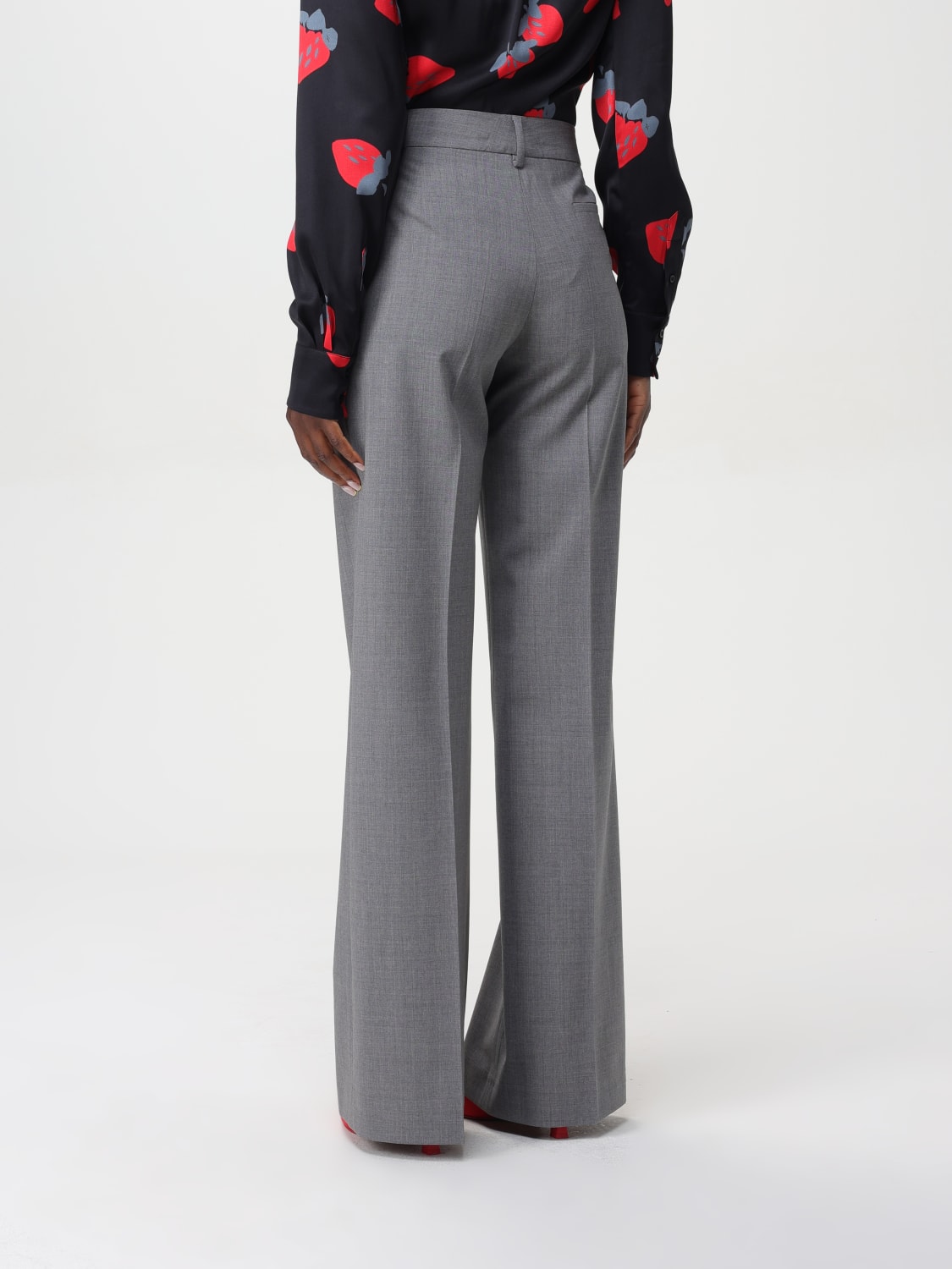 MSGM PANTS: Pants woman MSGM, Grey - Img 3