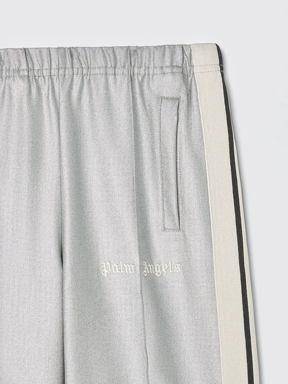 PALM ANGELS PANTS: Pants kids Palm Angels, Silver - Img 3