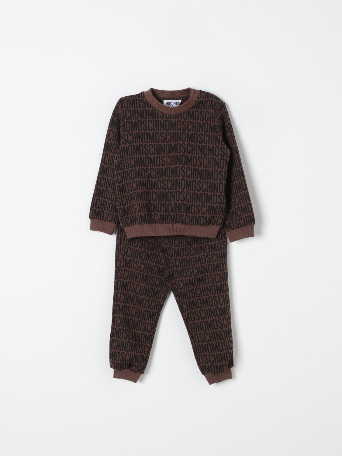 MOSCHINO JUMPSUIT: Jumpsuit kids Moschino, Brown - Img 1