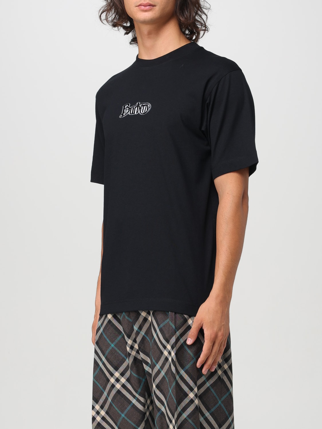 BURBERRY T-SHIRT: T-shirt herren Burberry, Schwarz - Img 4