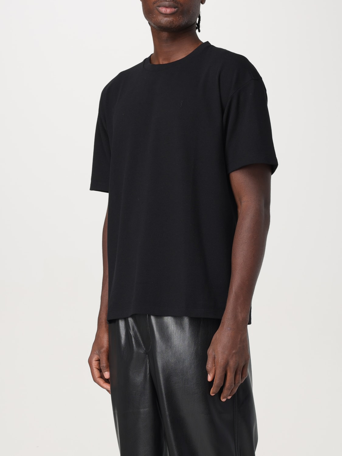 SAINT LAURENT T-SHIRT: T-shirt men Saint Laurent, Black - Img 4