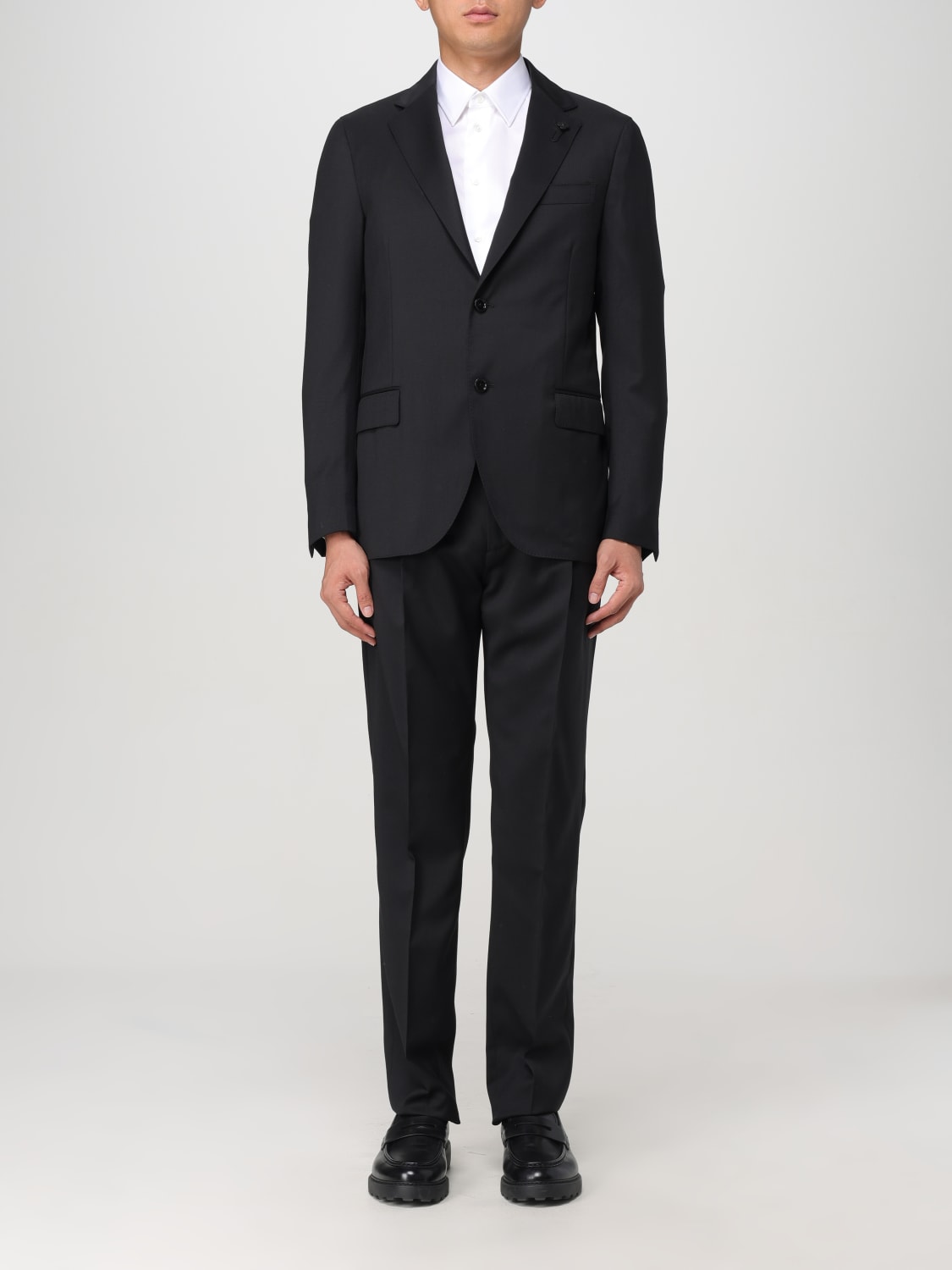 LARDINI SUIT: Suit men Lardini, Black - Img 1