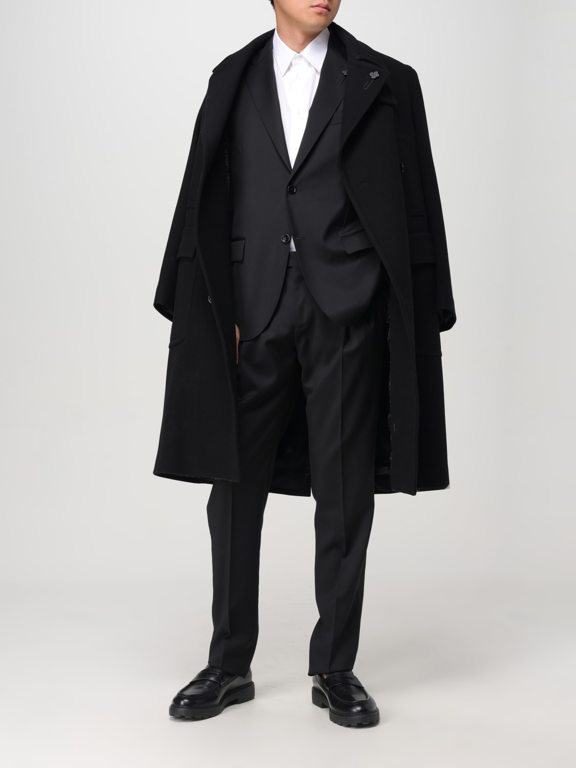 LARDINI SUIT: Suit men Lardini, Black - Img 2