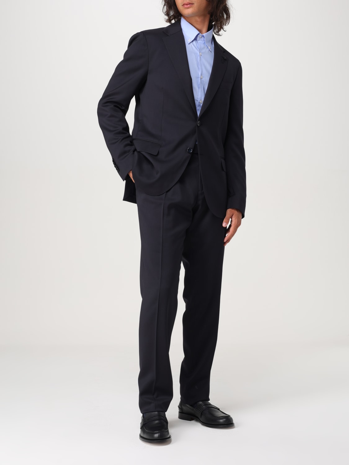 LARDINI SUIT: Suit men Lardini, Blue - Img 2