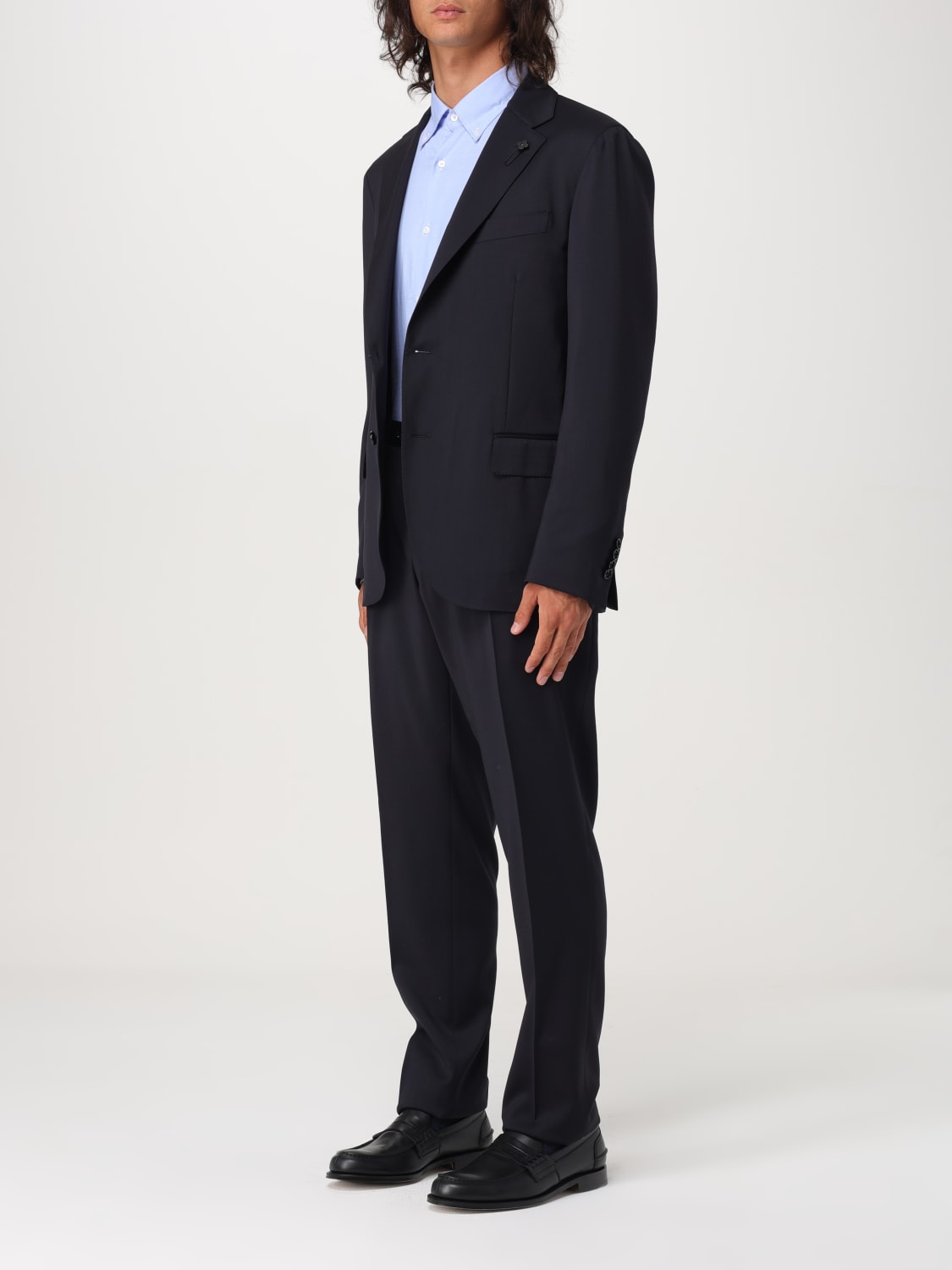 LARDINI SUIT: Suit men Lardini, Blue - Img 4