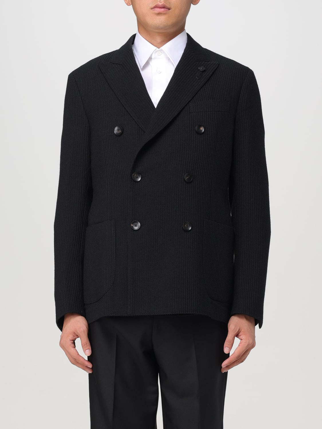 LARDINI BLAZER: Blazer men Lardini, Black - Img 1