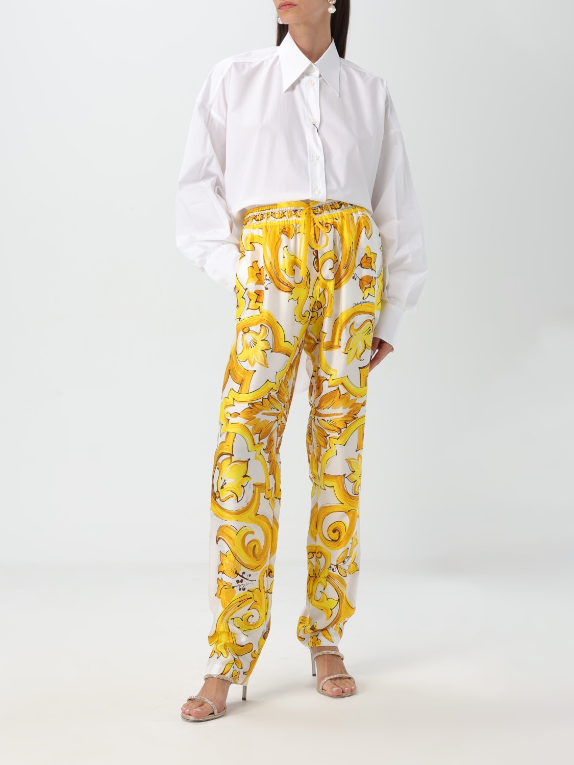 DOLCE & GABBANA CHEMISE: Chemise femme Dolce & Gabbana, Blanc - Img 2