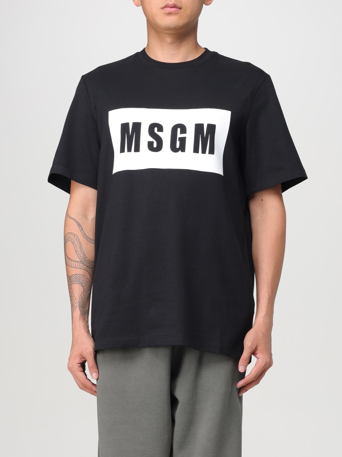 Giglio T-shirt con logo MSGM