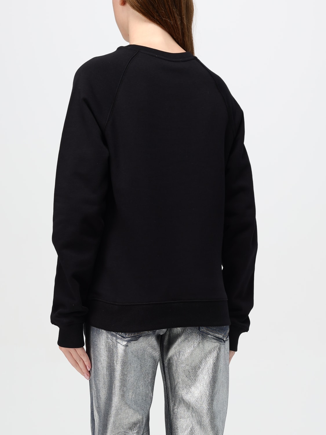 MSGM SWEATSHIRT: Sweatshirt woman MSGM, Black - Img 2