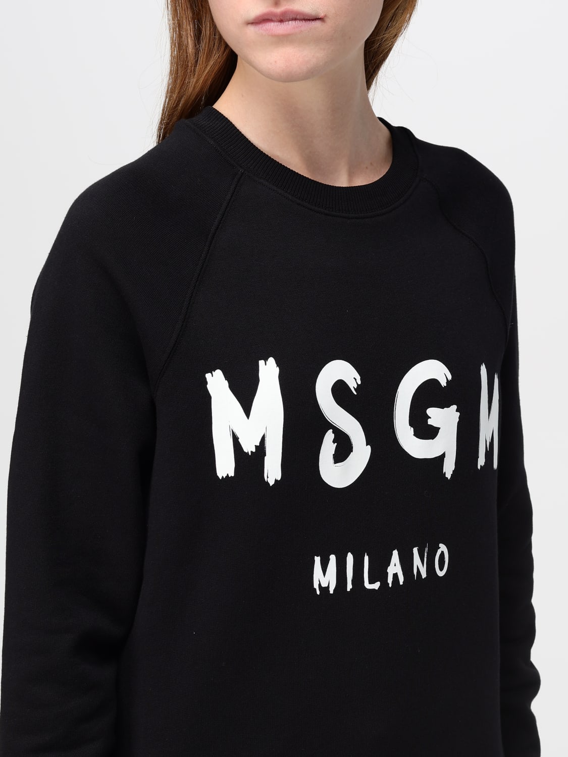 MSGM SWEATSHIRT: Sweatshirt damen MSGM, Schwarz - Img 3