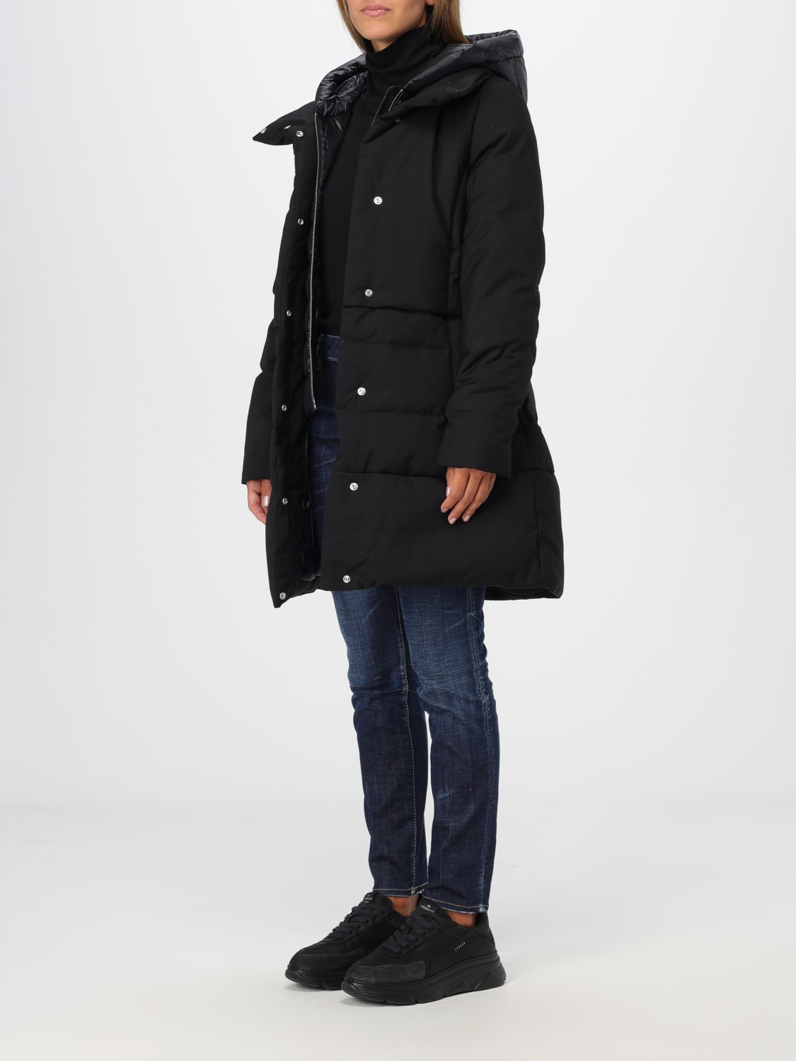 WOOLRICH JACKET: Coat woman Woolrich, Black - Img 3