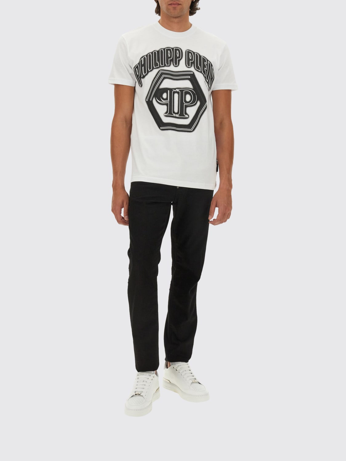 PHILIPP PLEIN T-SHIRT: T-shirt men Philipp Plein, White - Img 2