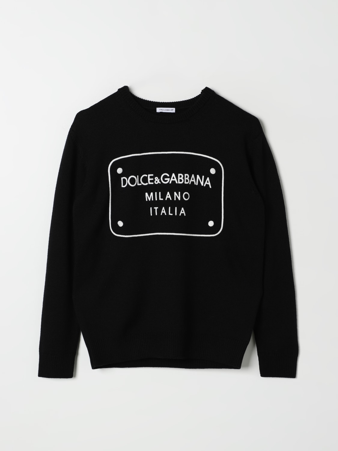 DOLCE & GABBANA PULL: Pull enfant Dolce & Gabbana, Noir - Img 1