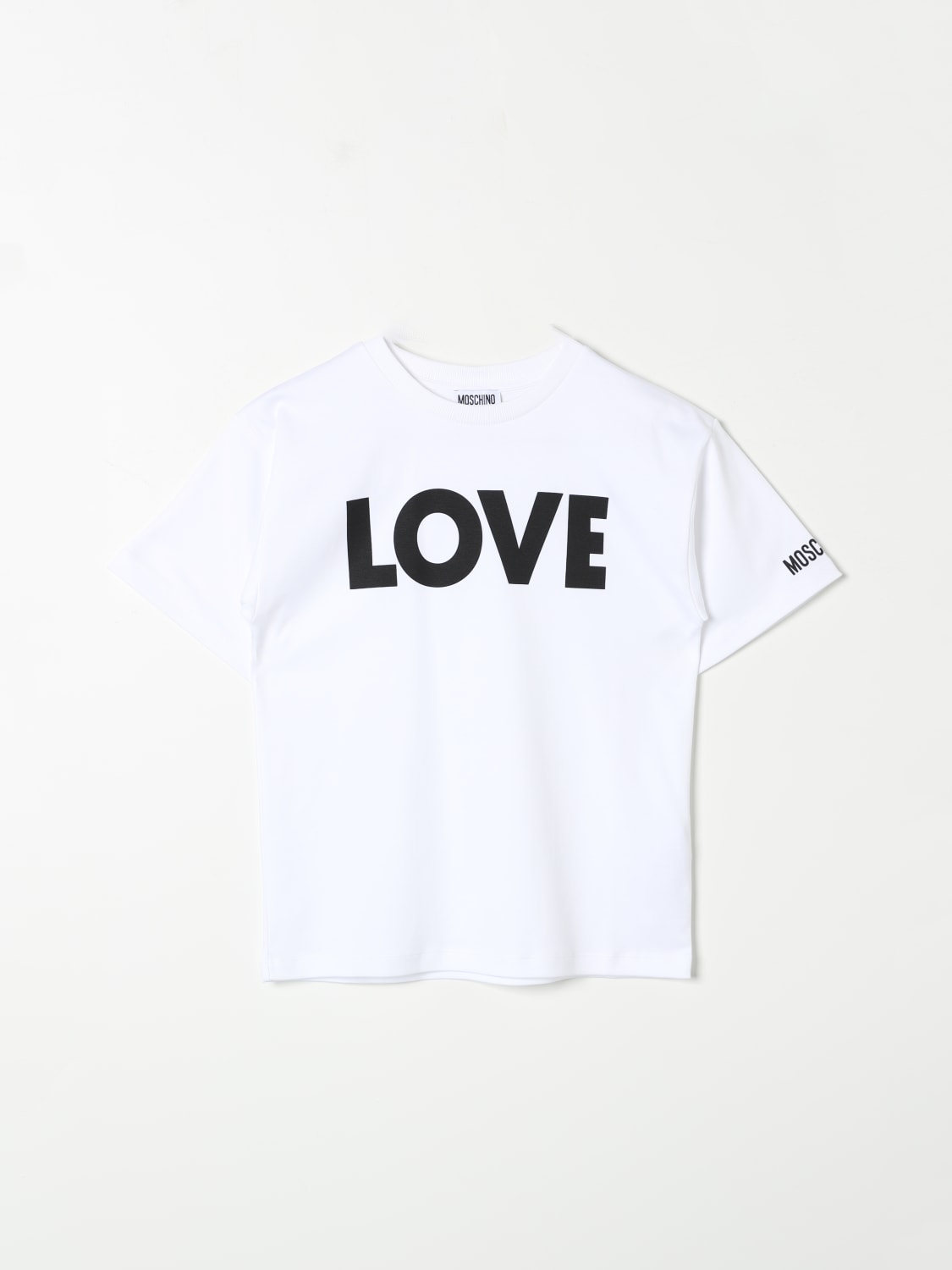 MOSCHINO Tシャツ: Tシャツ ボーイ Moschino, ホワイト - Img 1