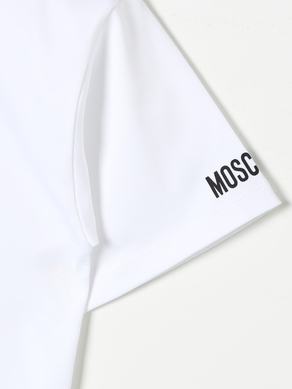 MOSCHINO Tシャツ: Tシャツ ボーイ Moschino, ホワイト - Img 3