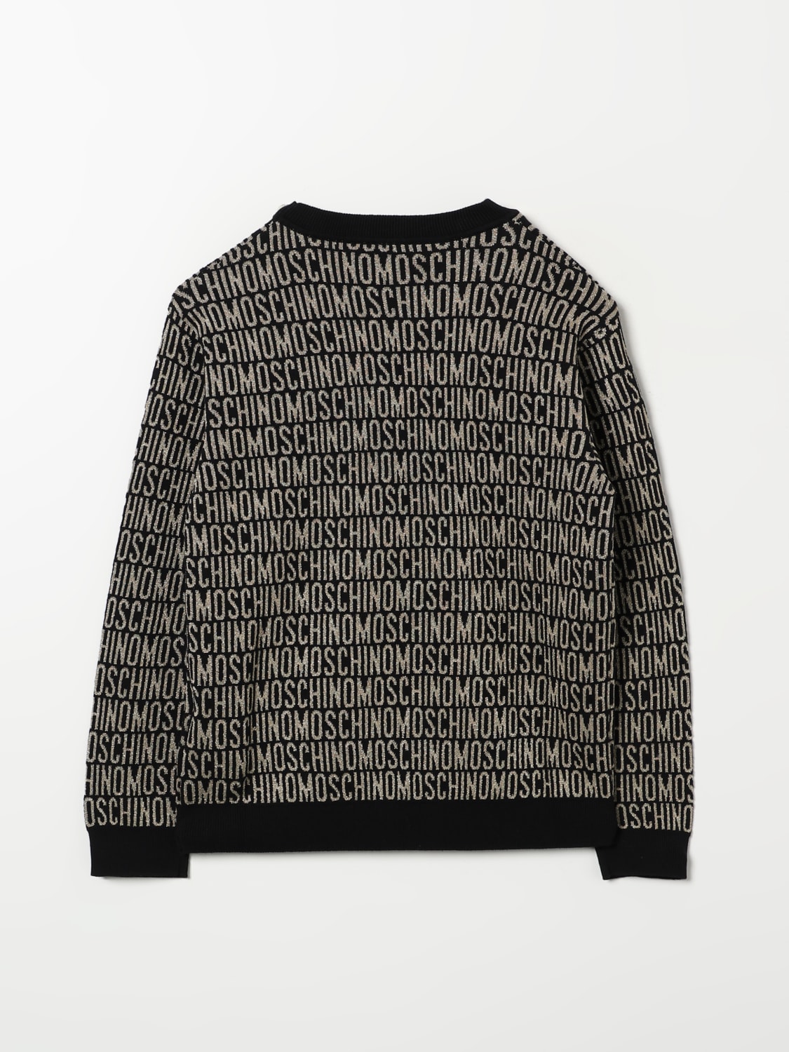 MOSCHINO SWEATER: Sweater kids Moschino, Gold - Img 1