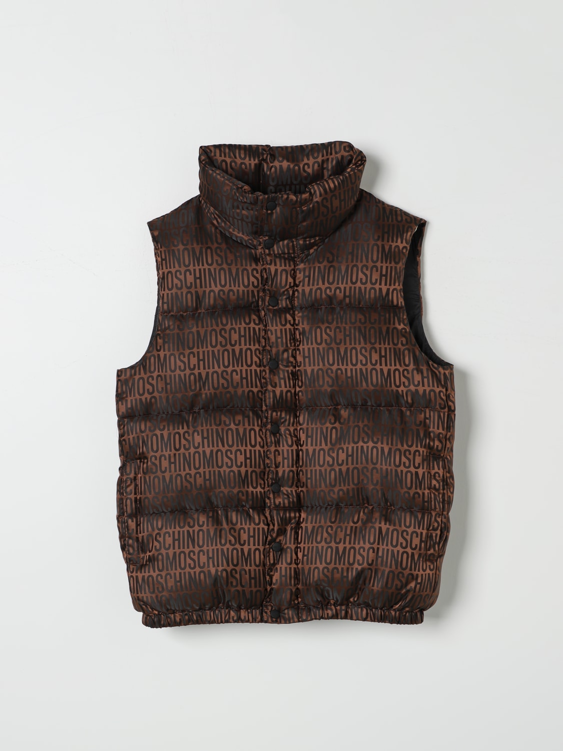 MOSCHINO WAISTCOAT: Waistcoat kids Moschino, Brown - Img 1