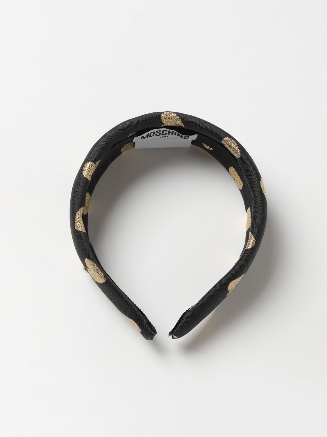 MOSCHINO HAIRBAND: Hairband kids Moschino, Black - Img 1