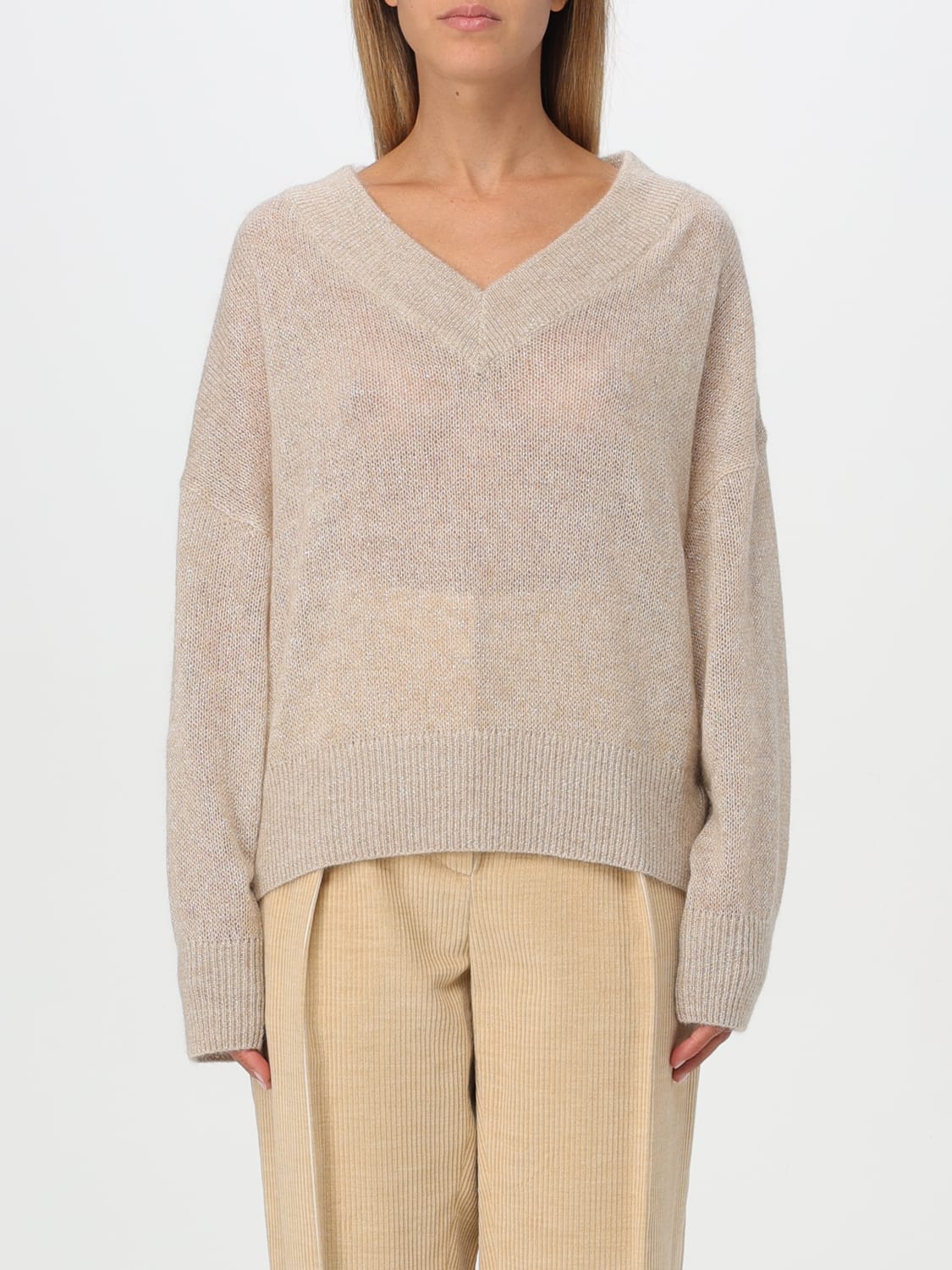 Giglio Pullover Brunello Cucinelli in lana e lurex