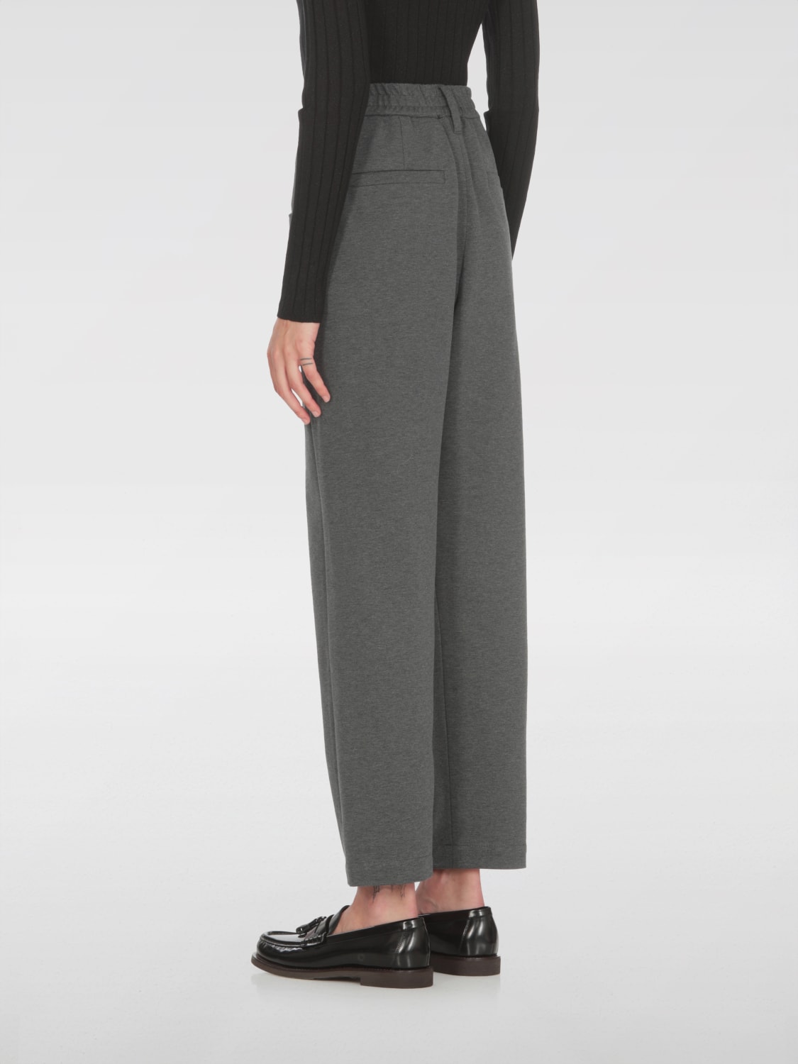 BRUNELLO CUCINELLI PANTALÓN: Pantalón mujer Brunello Cucinelli, Gris - Img 2