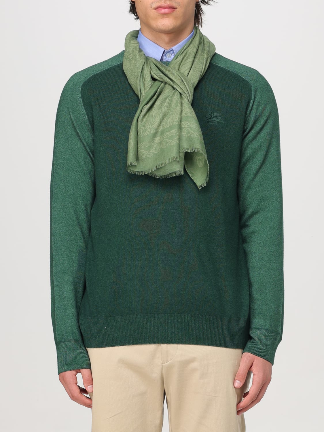 ETRO SCARF: Scarf men Etro, Green - Img 2