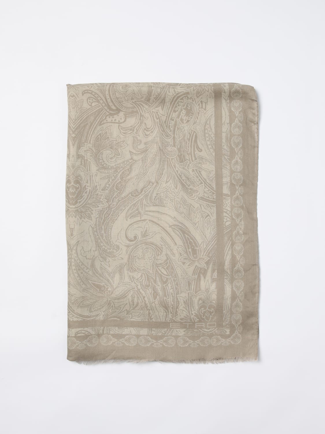 ETRO SCARF: Scarf men Etro, Beige - Img 1