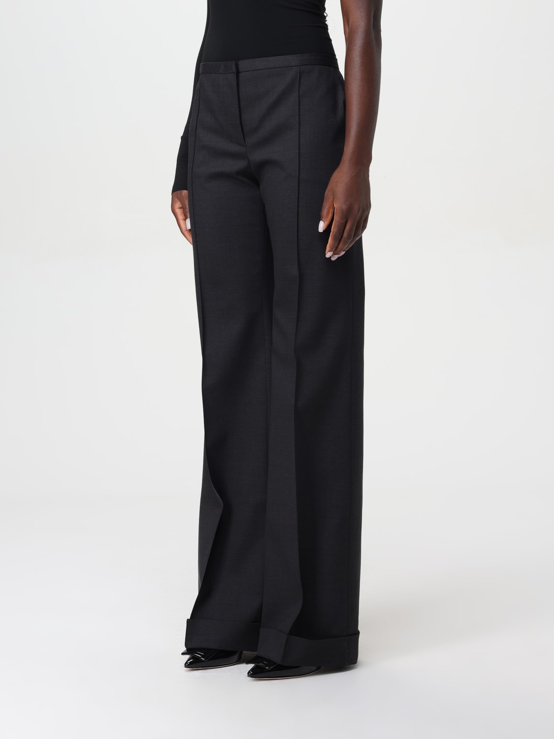 パンツ PHILOSOPHY DI LORENZO SERAFINI Woman Pants Grey 03027126 Philosophy Di Lorenzo Serafini High Waisted Pants for Women