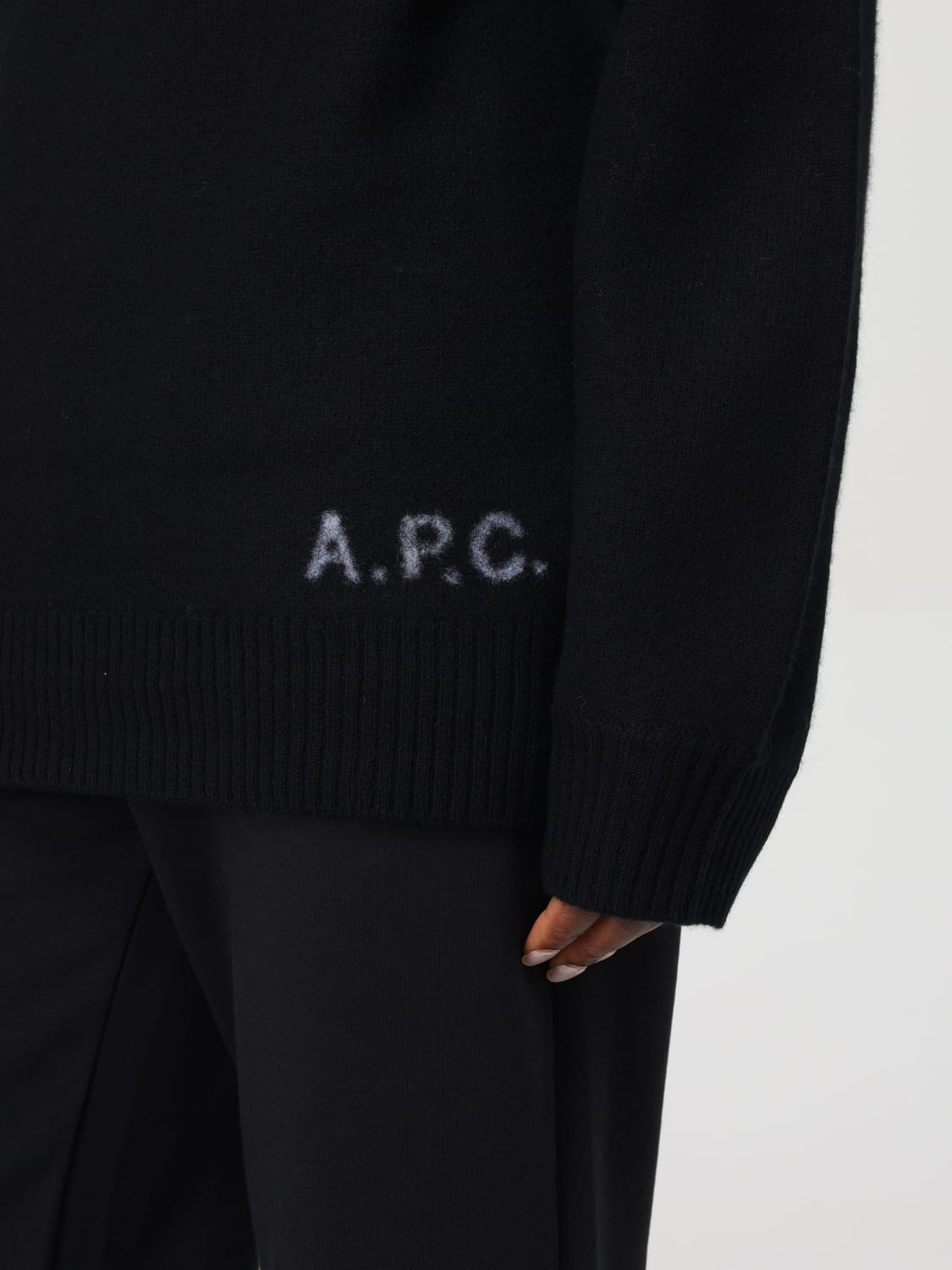 A.P.C. SWEATER: Sweater woman A.P.C., Black - Img 3