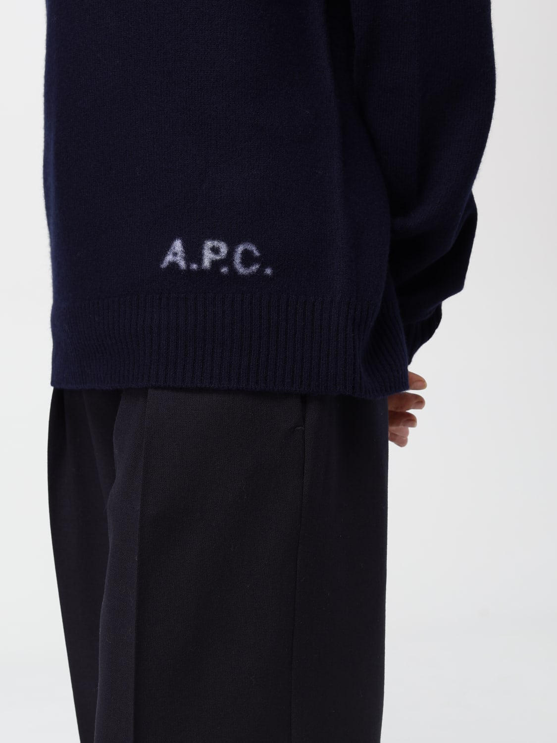 A.P.C. MAGLIA: Maglione a dolcevita A.P.C., Blue - Img 3